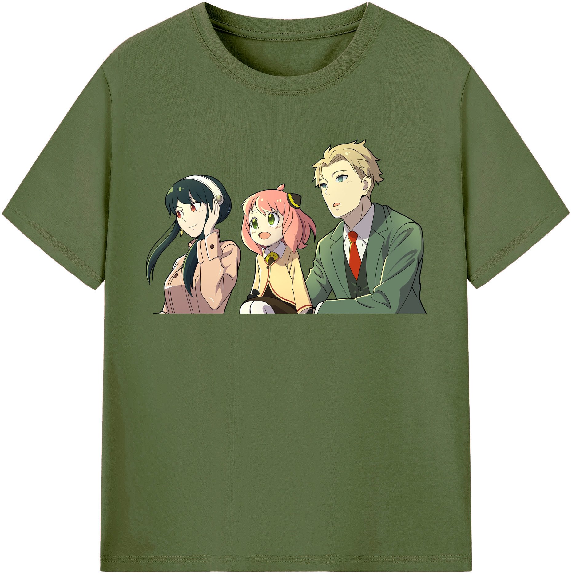 （画像用） SPY×FAMILY间谍家家酒 綿100％半袖Tシャツ（フロントプリント）